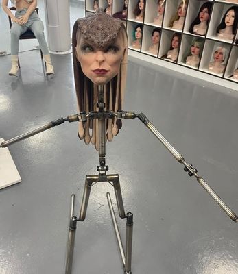 kopen Hoofd van een vreemde sexpop voor Cosplay Hoofd met zachte huid online vervaardiging