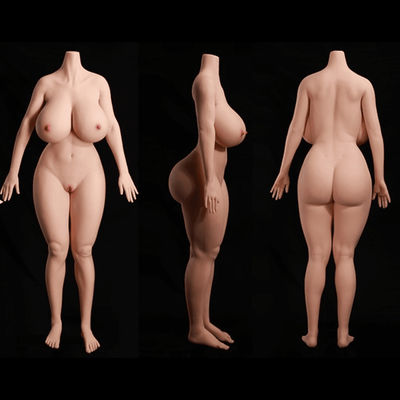 Aanpasbaar TPE/Silicone sekspop lichaam met grote kont en grote borsten-Marcy
